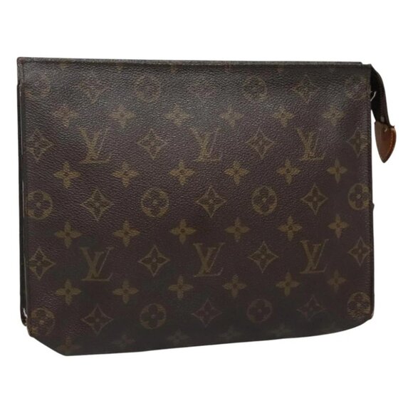 LOUIS VUITTON Monogram Poche Toilette 26 Pouch M47542 LV Auth EC116 - Picture 1 of 15